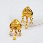 Heart Shape Gold Tops for Ladies TP0251