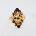 Gold Rings For Ladies Without Stone LR00100