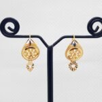 Heart Shape Gold Earrings For Women ER00093