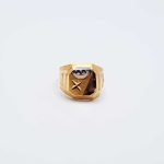 Stylish Gold Ring For Baby BR090