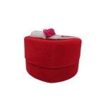 Red Jewelry Box Gift For Couples Gold Ring JB0014