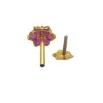Nose Pin For Girls and Ladies Pink Stone NP0170