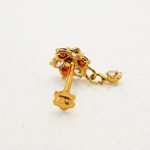Nose Pin For Girls and Ladies White Drop Stone NP0171