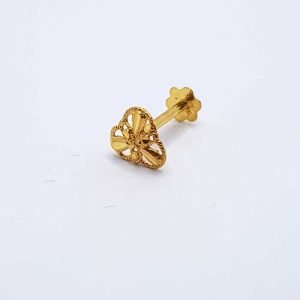 Smart Gold Nose Pin For Girls NP0234