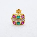 Latest Gold Nose Pin For Girls NP0255