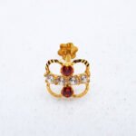 Latest Design Gold Nose Pin For Girls NP0263