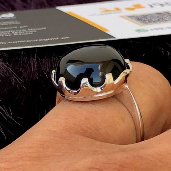 Silver-Rings-in-Round-Aqiq-Stone-GR006-4