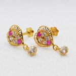 Heart Gold Tops For Ladies TP0322