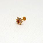 White Gold Nose Pin for Bridal NP0083